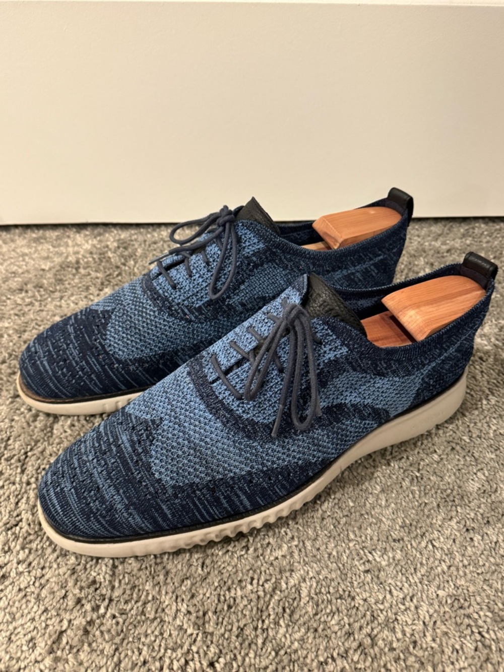 Cole Haan 2.ZERØGRAND Wingtip Oxford Marine-Riverside Stitchlite™ C27946 Size 12